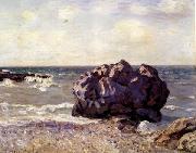 Langland Bay,Storr s Rock-Morning Alfred Sisley
